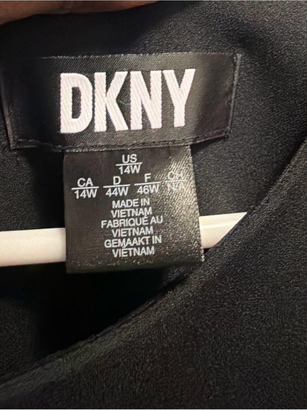 WOMENS DKNY BELTED JUMPSUIT COLOR BLOCK BLACK AND WHITE